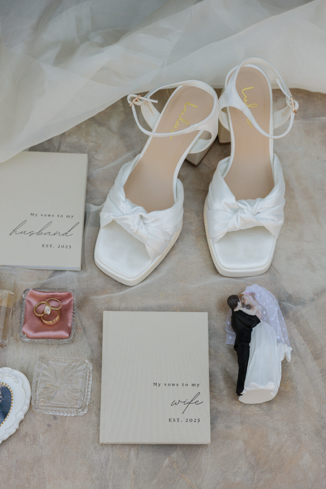 Wedding details at Harmony estate by Socal wedding photographer Kassidy Klicks