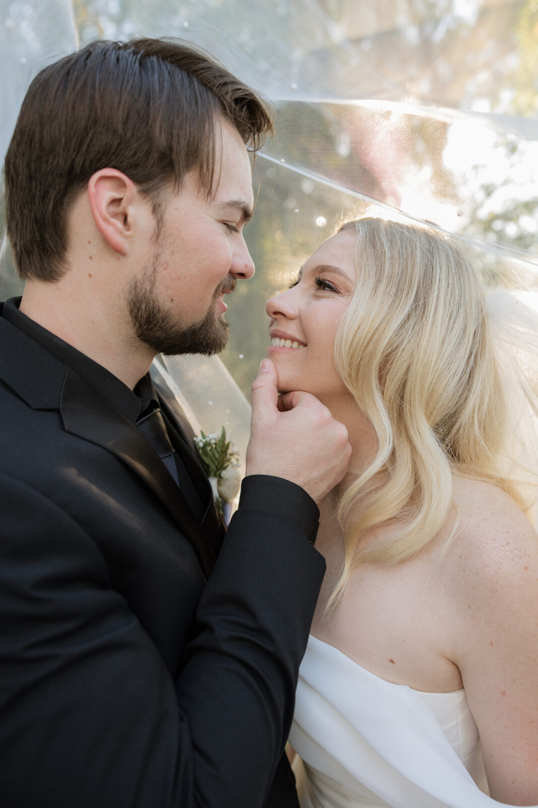 Veil wedding photos Harmony estate by Socal wedding photographer Kassidy Klicks