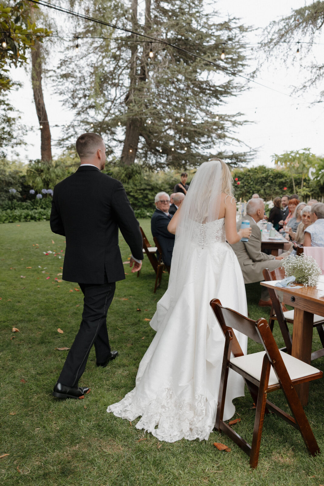 Summer Garden wedding reception 