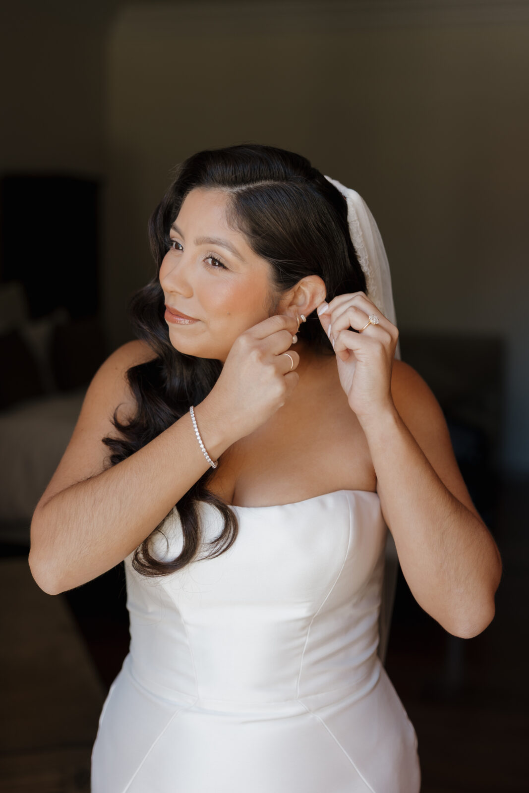 Bridal getting ready portraits at Villa San Juliette by Kassidy Klicks Southern California Wedding photographer 