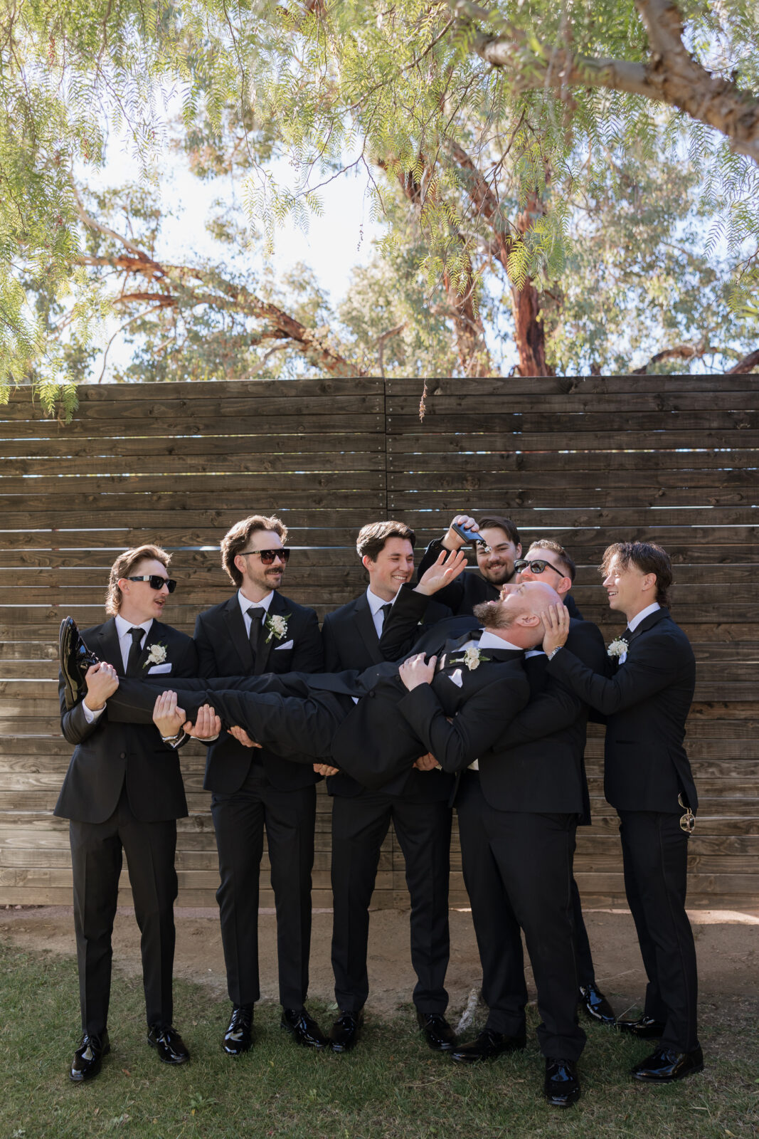 Bridal party photos at Harmony estate by Socal wedding photographer Kassidy Klicks